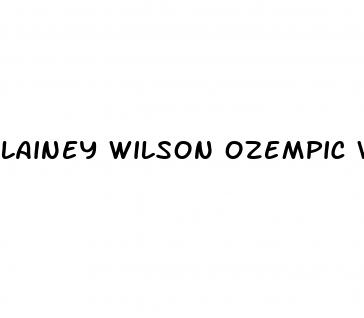 lainey wilson ozempic weight loss