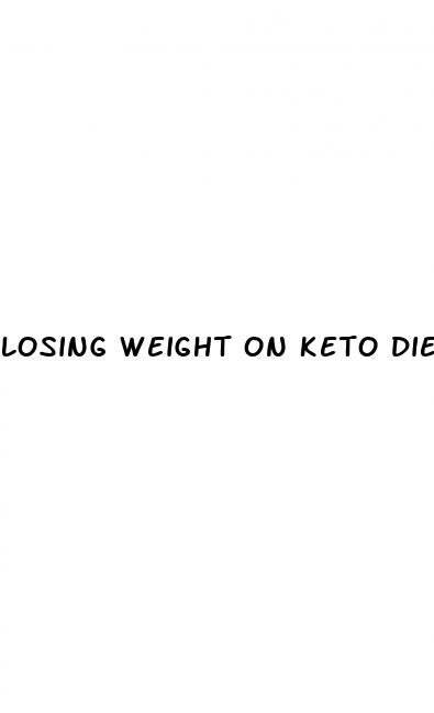 losing weight on keto diet