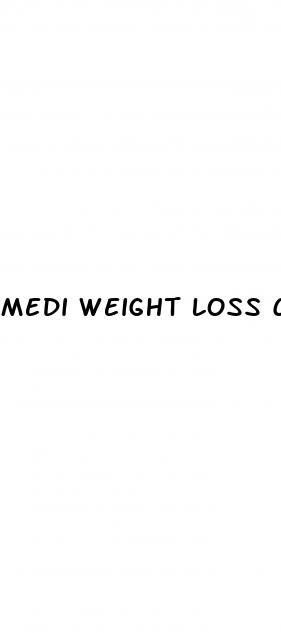 medi weight loss cost per week