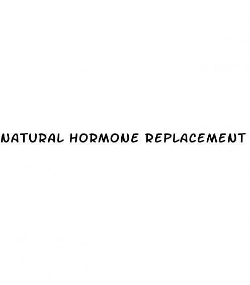 natural hormone replacement for weight loss