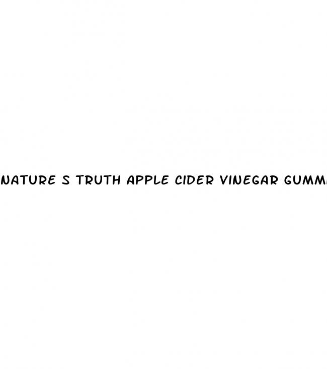 nature s truth apple cider vinegar gummies mother