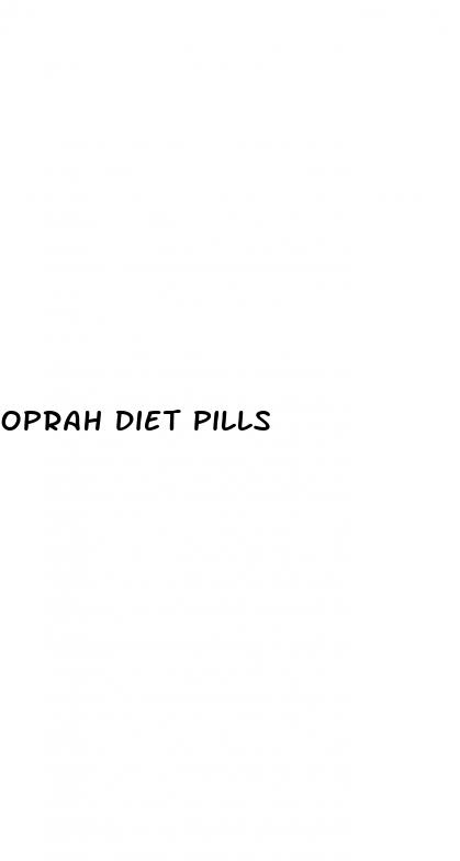 oprah diet pills