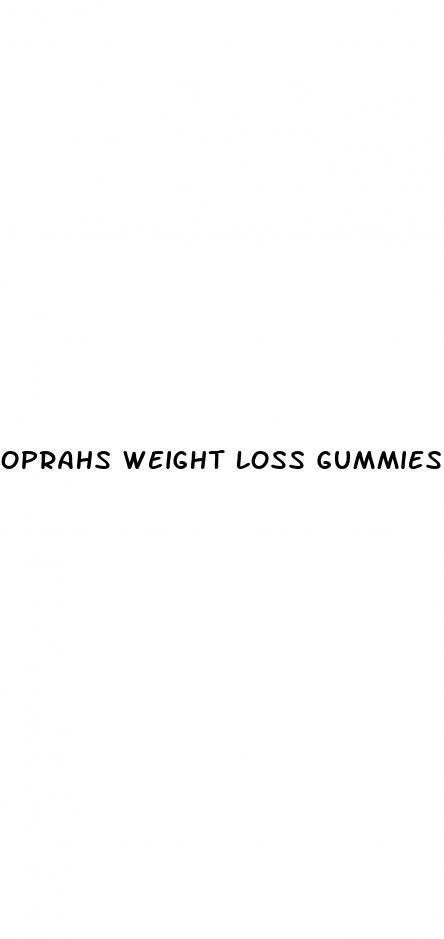 oprahs weight loss gummies reviews