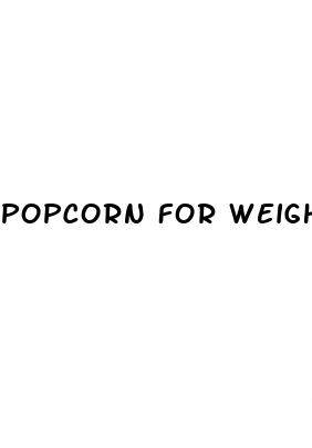 popcorn for weight loss