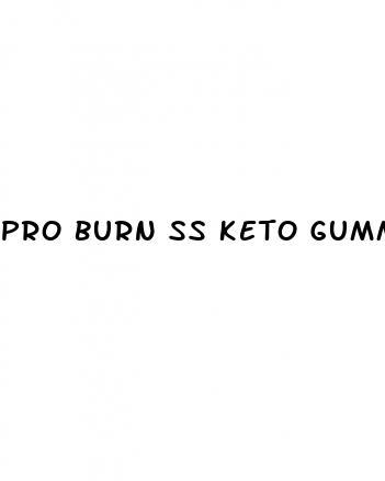 pro burn ss keto gummies reviews