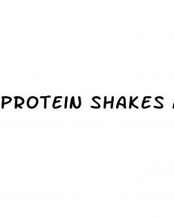 protein shakes and weight loss