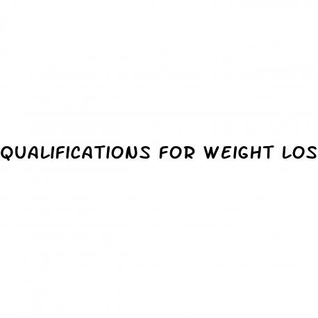 qualifications for weight loss surgery