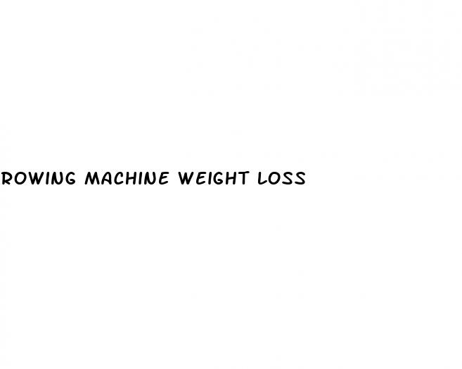 rowing machine weight loss
