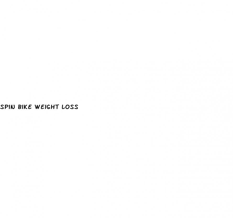 spin bike weight loss
