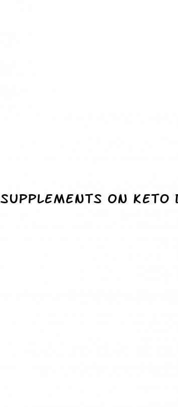 supplements on keto diet
