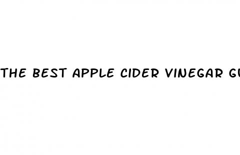 the best apple cider vinegar gummies