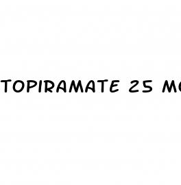 topiramate 25 mg weight loss