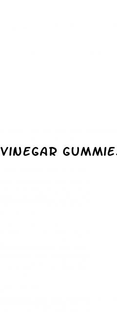 vinegar gummies benefits