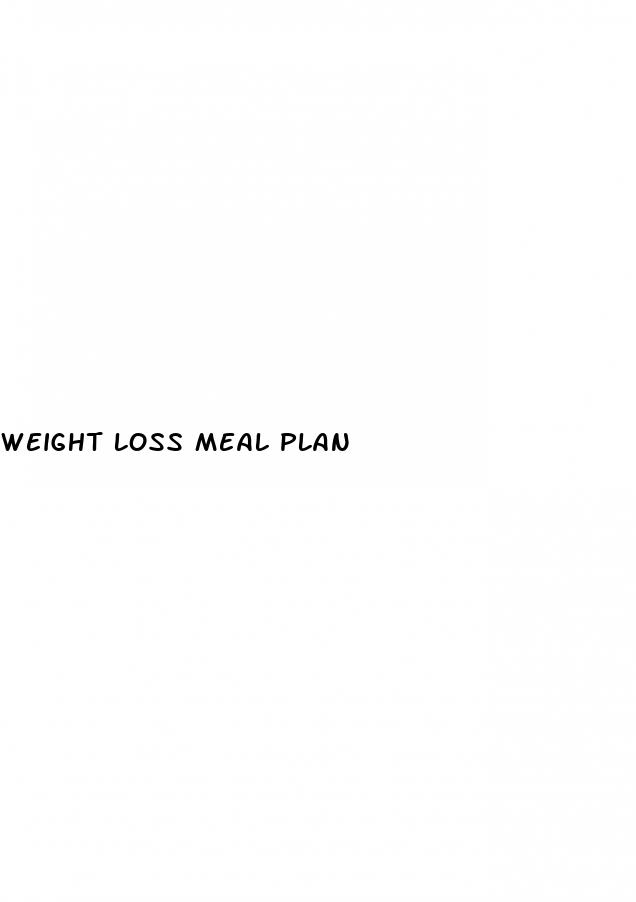 weight loss meal plan