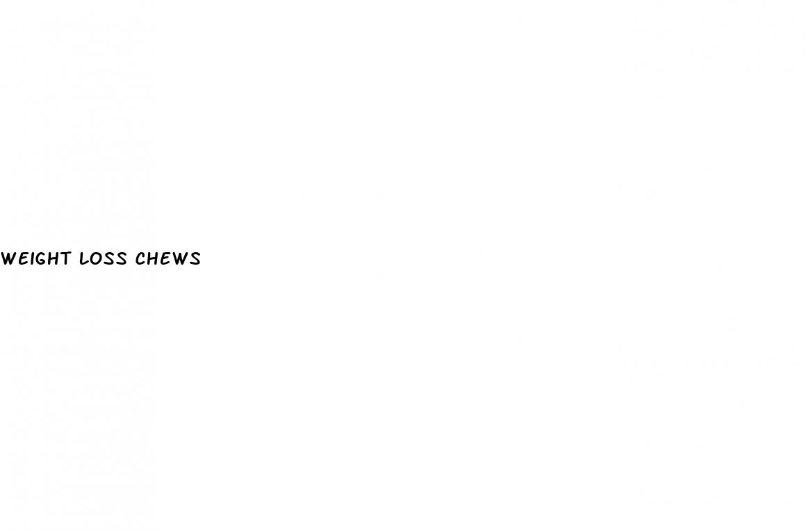 weight loss chews