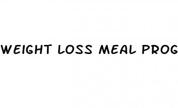 weight loss meal programs