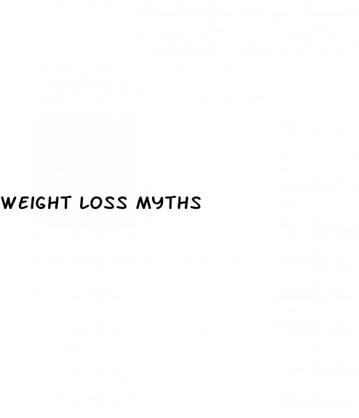 weight loss myths