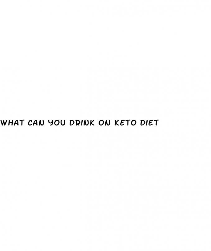 what can you drink on keto diet