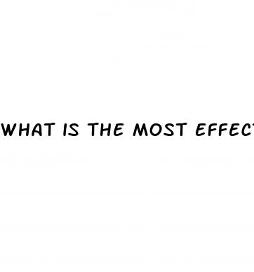 what is the most effective weight loss pill