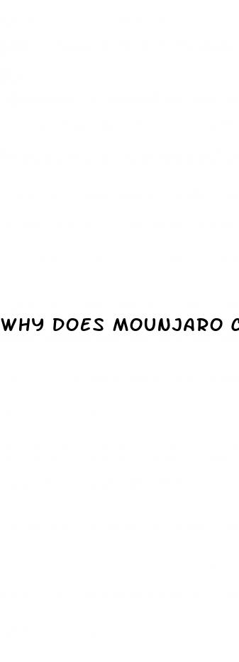 why does mounjaro cause weight loss
