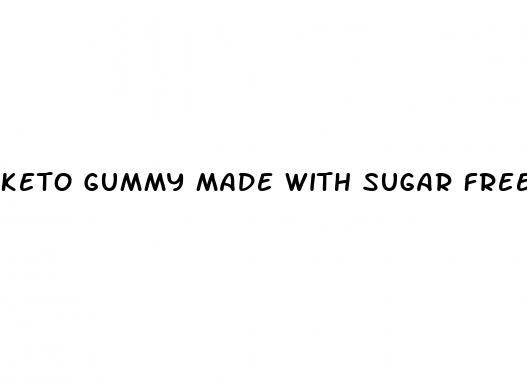 keto gummy made with sugar free jello