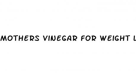 mothers vinegar for weight loss