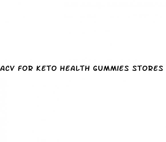acv for keto health gummies stores