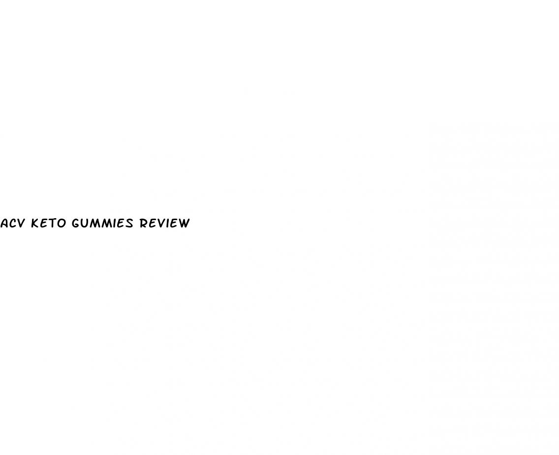 acv keto gummies review