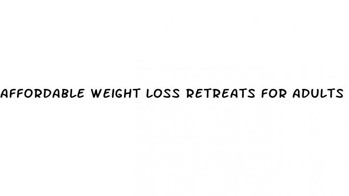 affordable weight loss retreats for adults