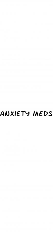 anxiety meds weight loss