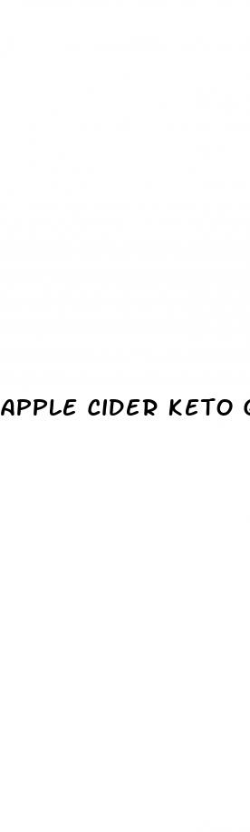 apple cider keto gummies
