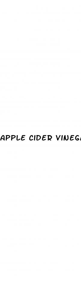 apple cider vinegar and warm water