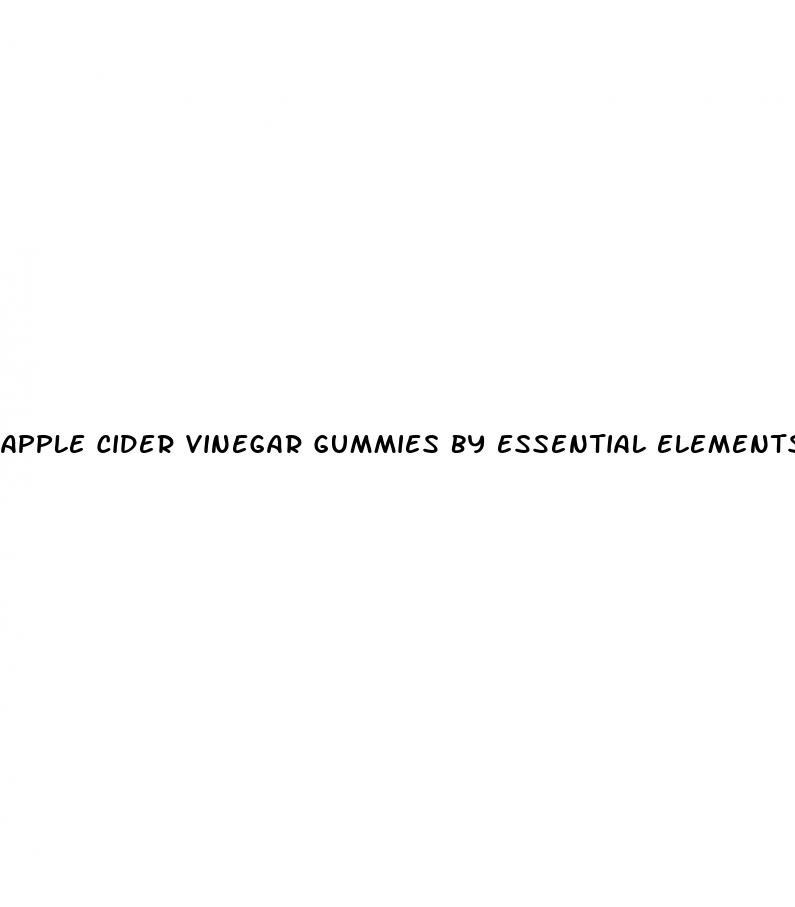 apple cider vinegar gummies by essential elements