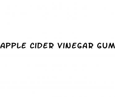 apple cider vinegar gummies with blood orange