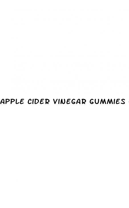 apple cider vinegar gummies or liquid