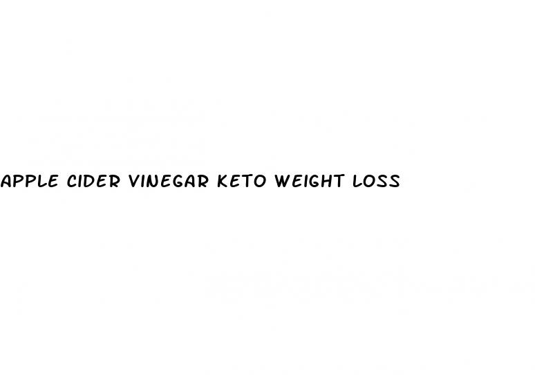 apple cider vinegar keto weight loss