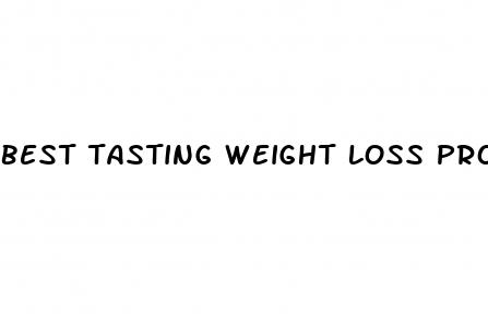 best tasting weight loss protein powder