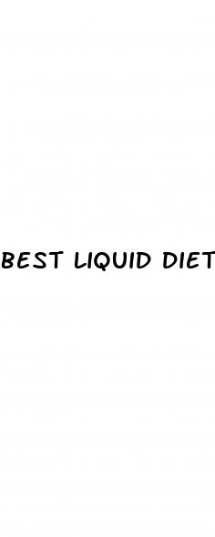 best liquid diet for weight loss