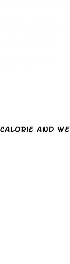 calorie and weight loss calculator