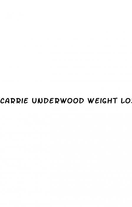 carrie underwood weight loss