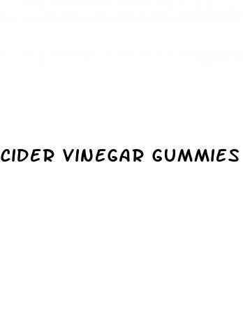 cider vinegar gummies for weight loss
