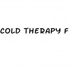 cold therapy for weight loss