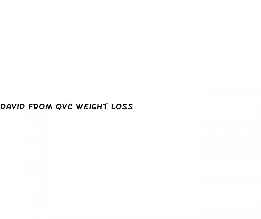 david from qvc weight loss