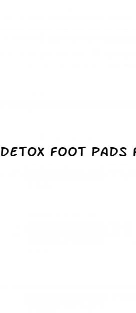 detox foot pads for weight loss