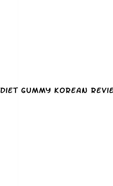 diet gummy korean review