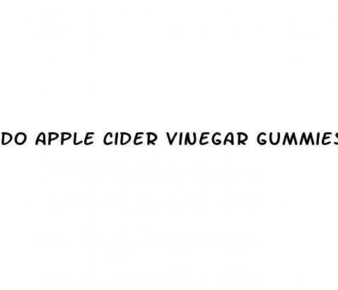 do apple cider vinegar gummies help weight loss