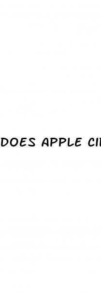 does apple cider vinegar actually do anything