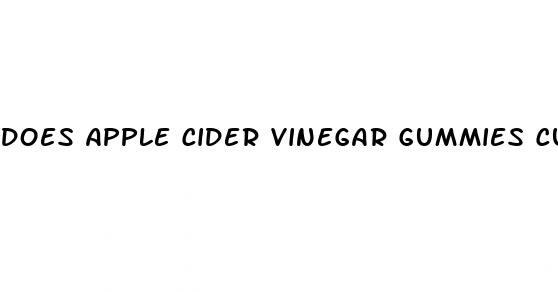 does apple cider vinegar gummies curb appetite