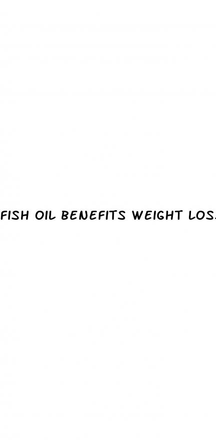 fish oil benefits weight loss