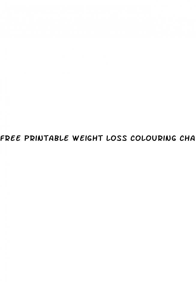 free printable weight loss colouring chart